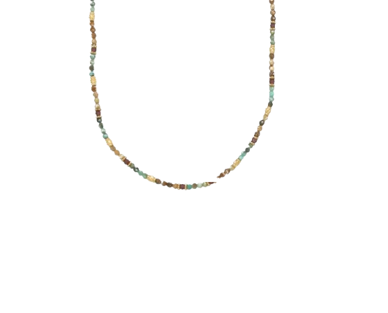 HABAHA - Collier de Perles de Pierres