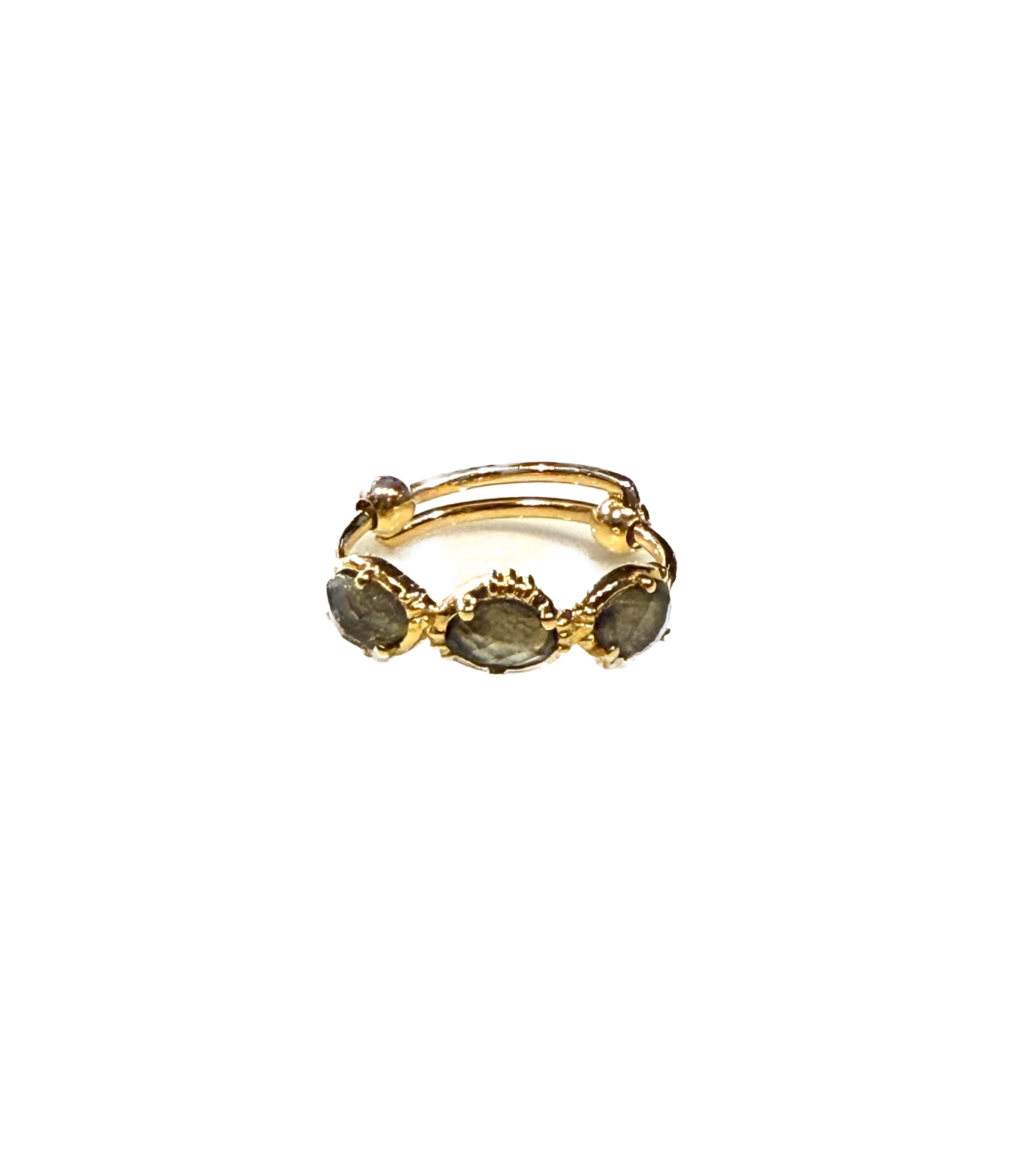 AU FIL DE LO - Bague Trois Pierres Labradorite