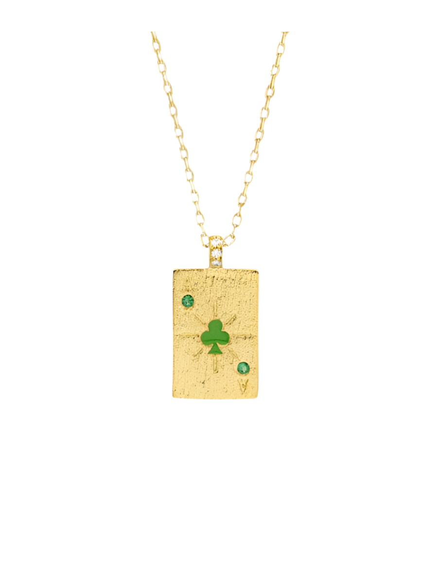 MYA BAY - Collier Ace of Clubs