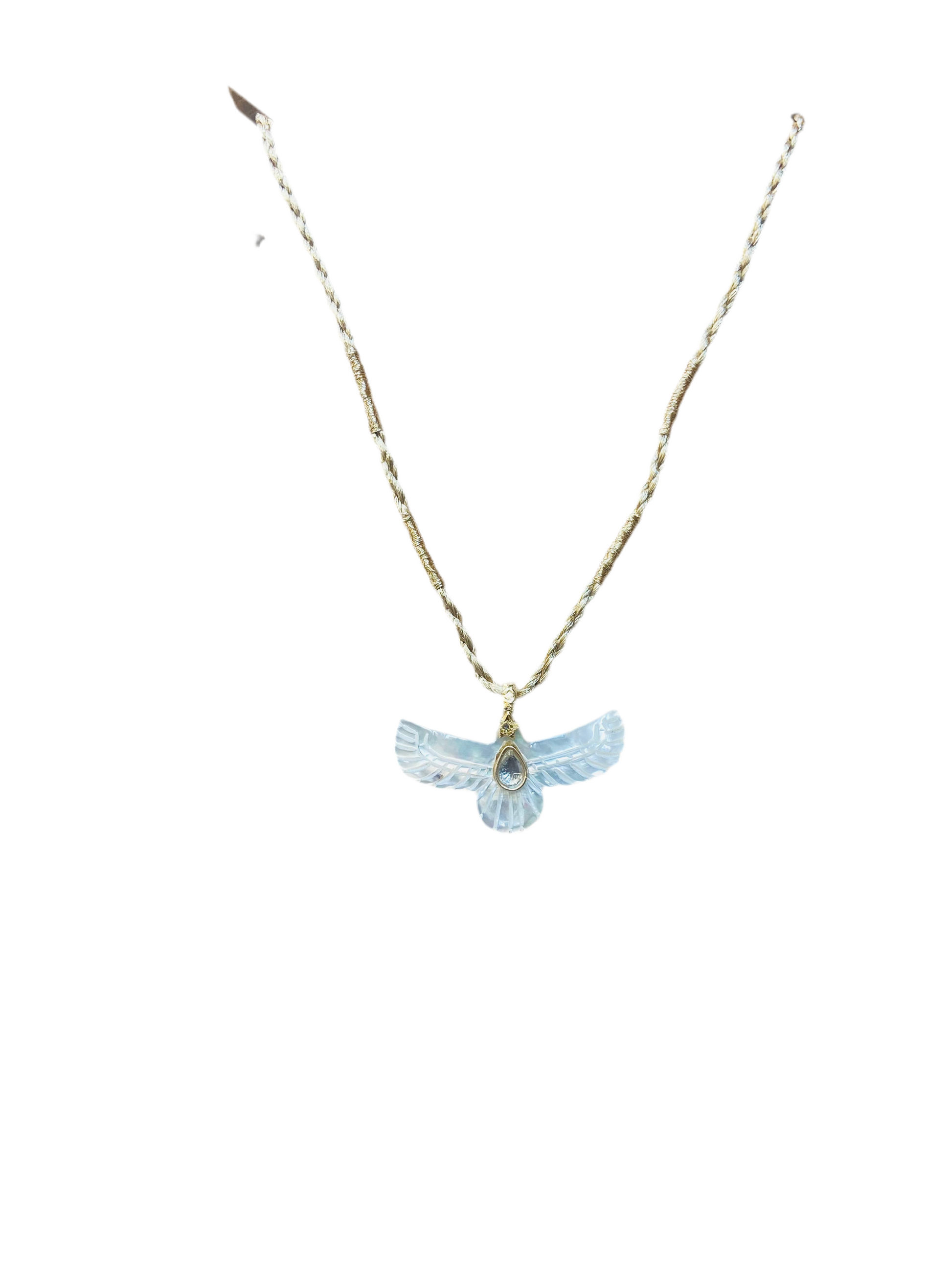 ROOM SERVICE - Collier Charm  Shamane Nacre
