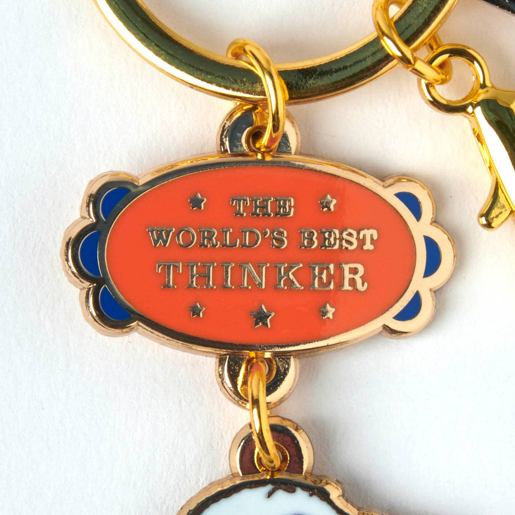 Porte-Clés World's Best Thinker – vue 2 – MAGPIE | George Genève