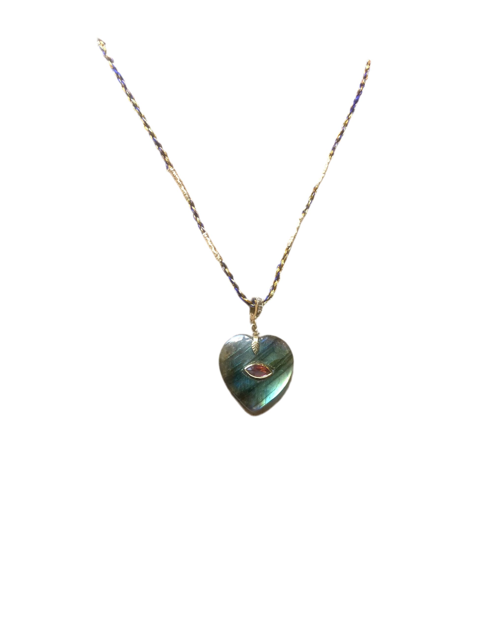 ROOM SERVICE - Collier Charm Valentine Labradorite
