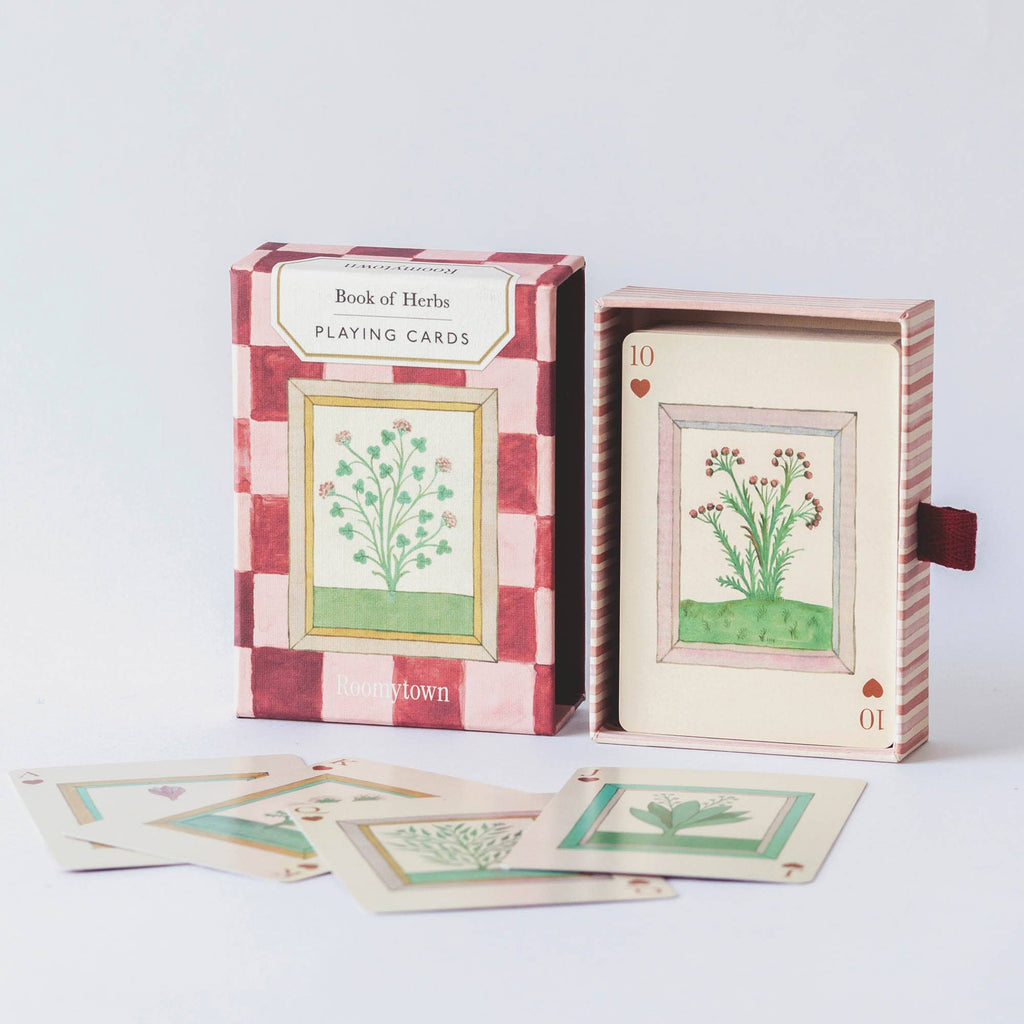 ROOMYTOWN - Jeu de cartes à jouer Book of Herbs