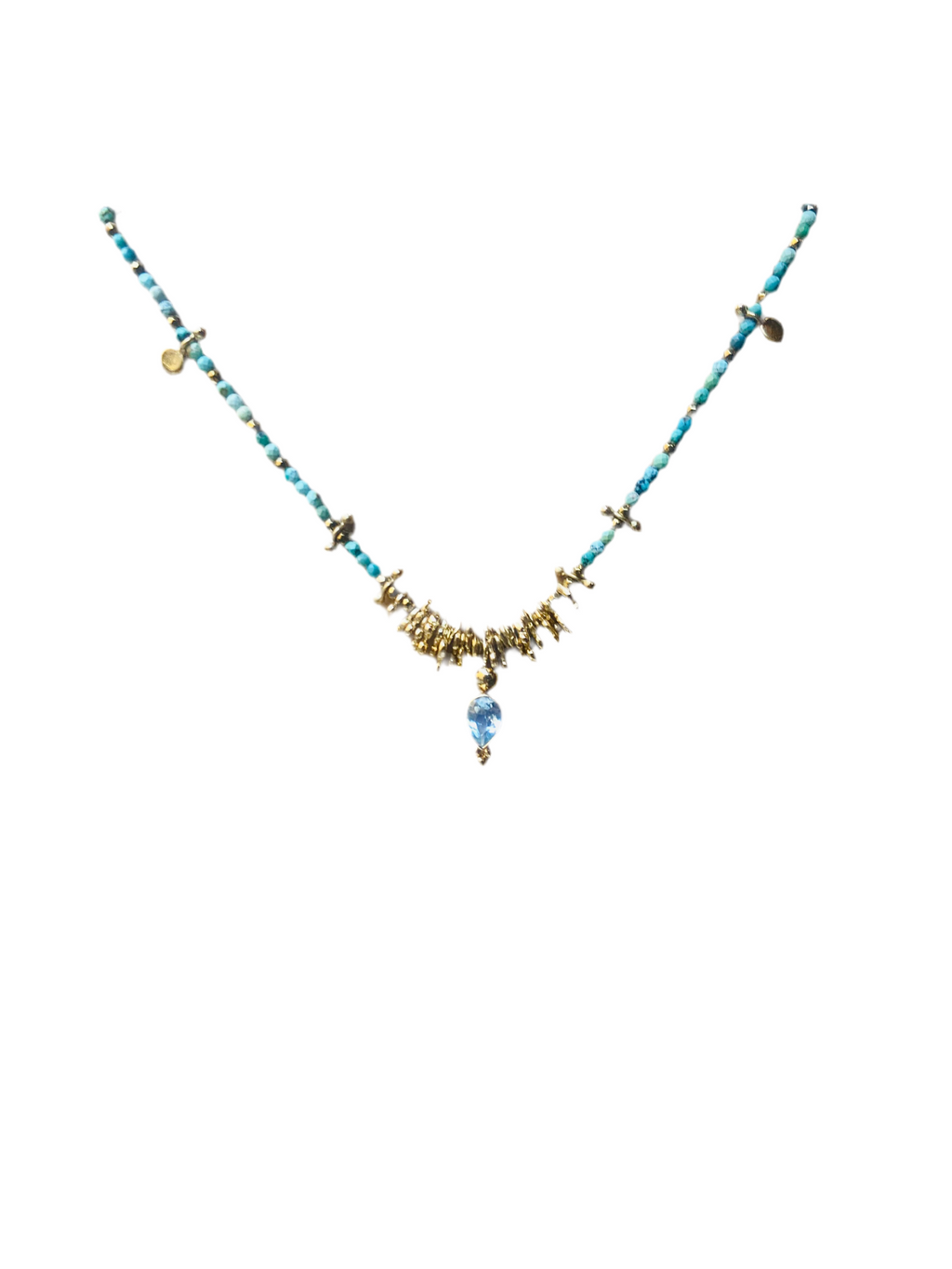 ROOM SERVICE - Collier Gaia turquoise