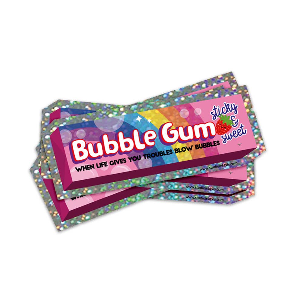 Bubblegum – Autocollant géant | George Genève