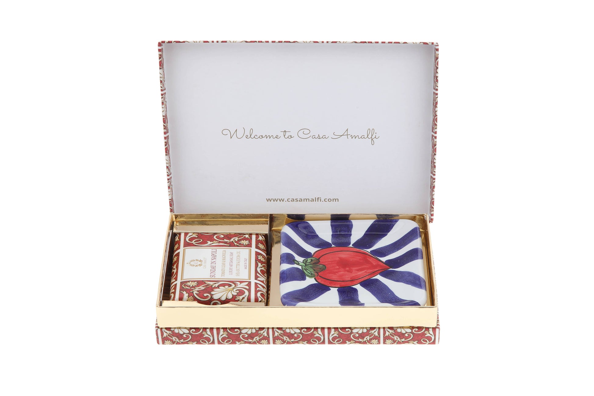 CASA AMALFI - Coffret Savon + Porte-Savon