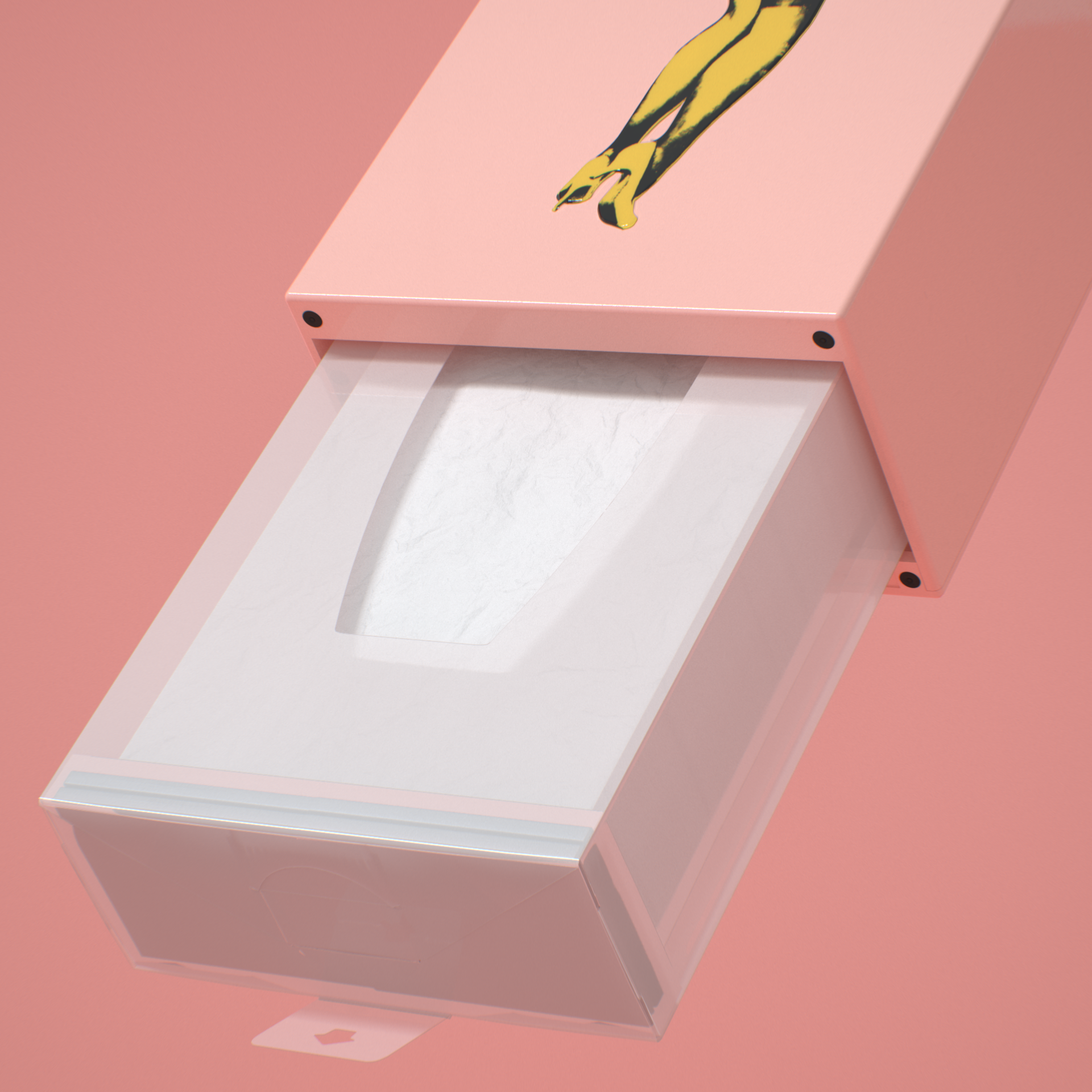 Boîte à mouchoirs Ruby – vue 4 – SPEXTRUM | George Genève