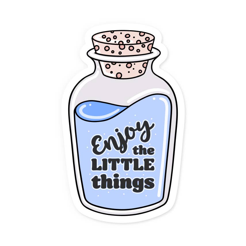 Enjoy The Little Things – Autocollant | George Genève