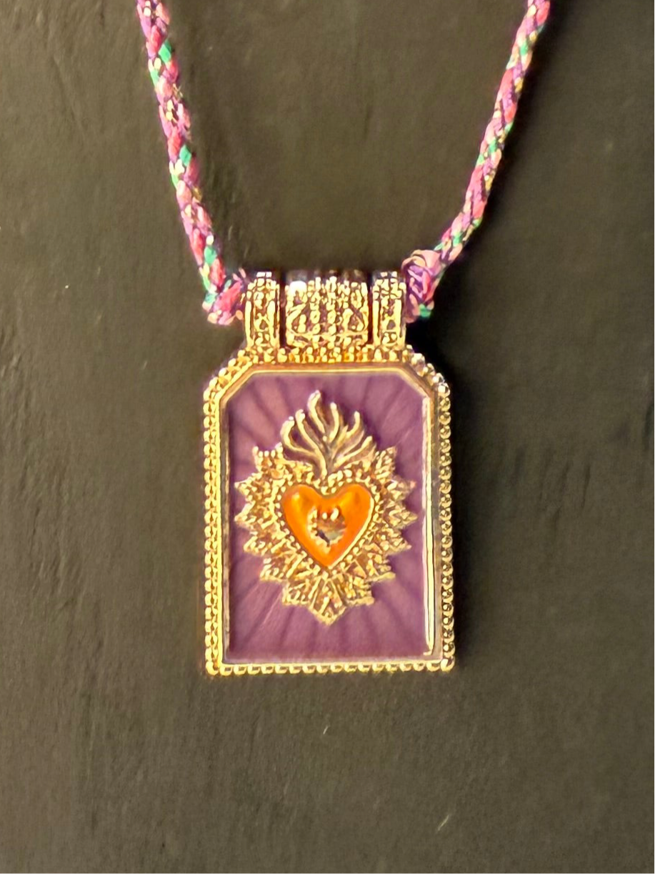 Collier Ex Voto Violet