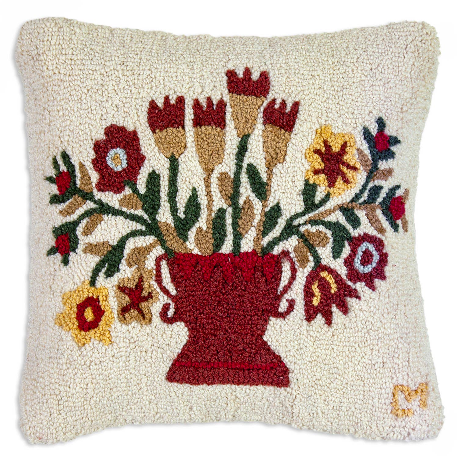CHANDLER 4 CORNERS - Coussin en laine 50x50