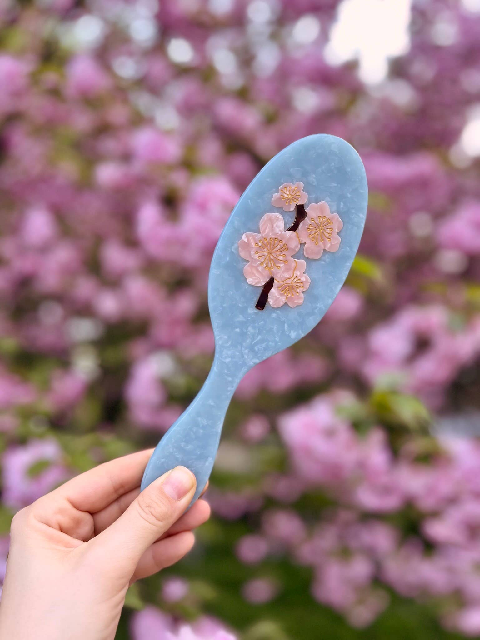 SOLAR ECLIPSE - Brosse à cheveux Fleur de Cerisier