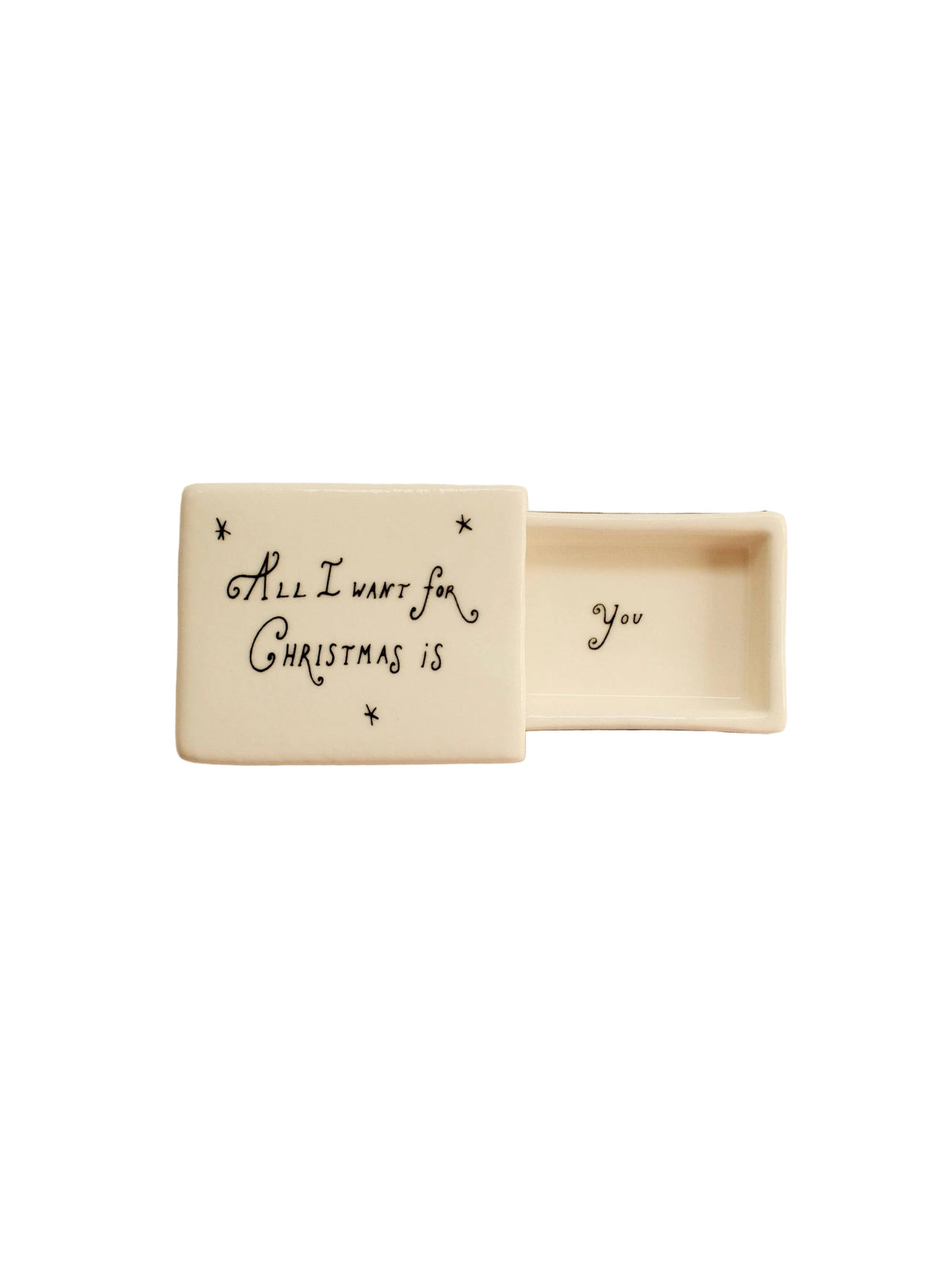 Boîte d'allumettes en porcelaine All I Want – INI CERAMIQUE, George Genève
