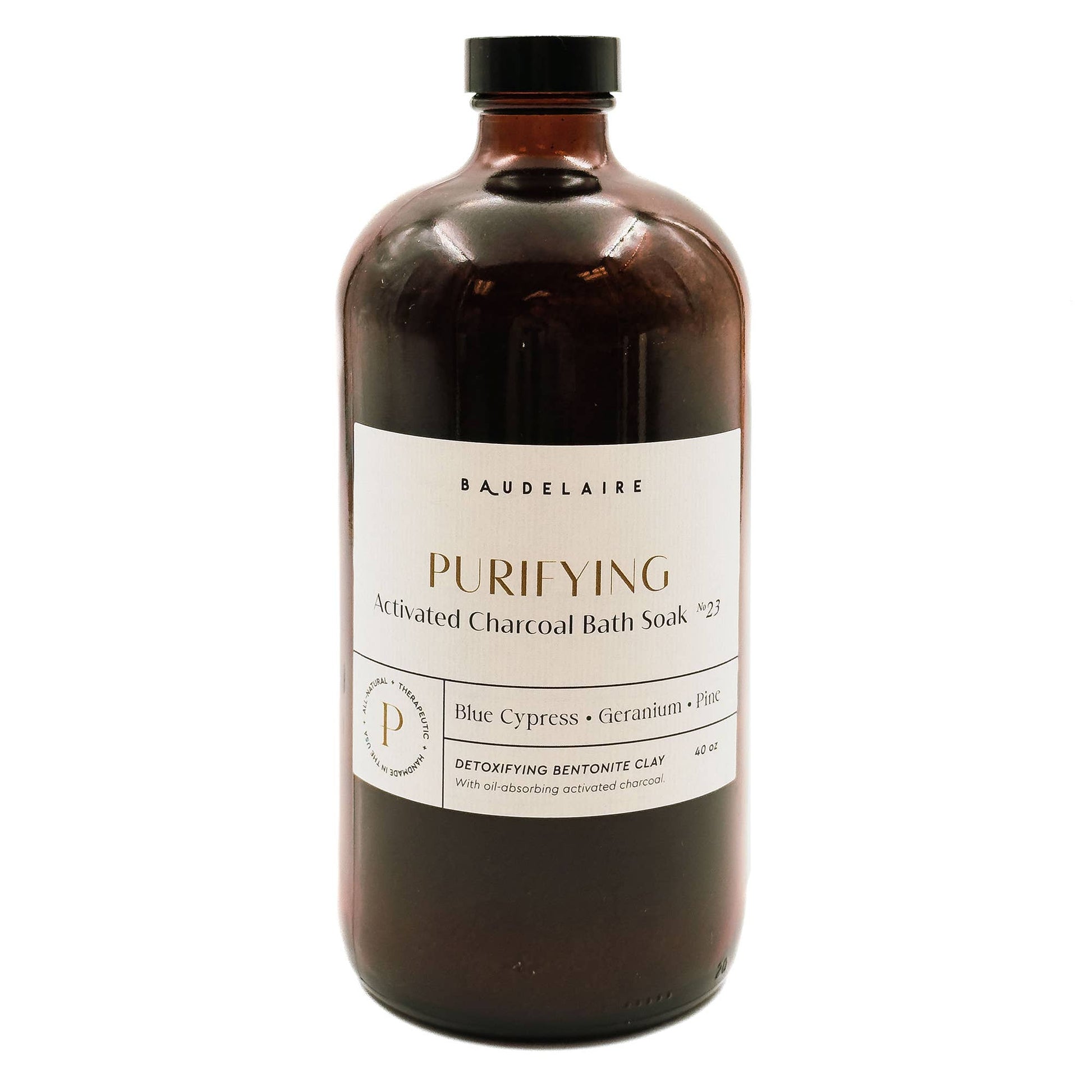 BAUDELAIRE - Sels de Bain Purify – Charcoal Clay