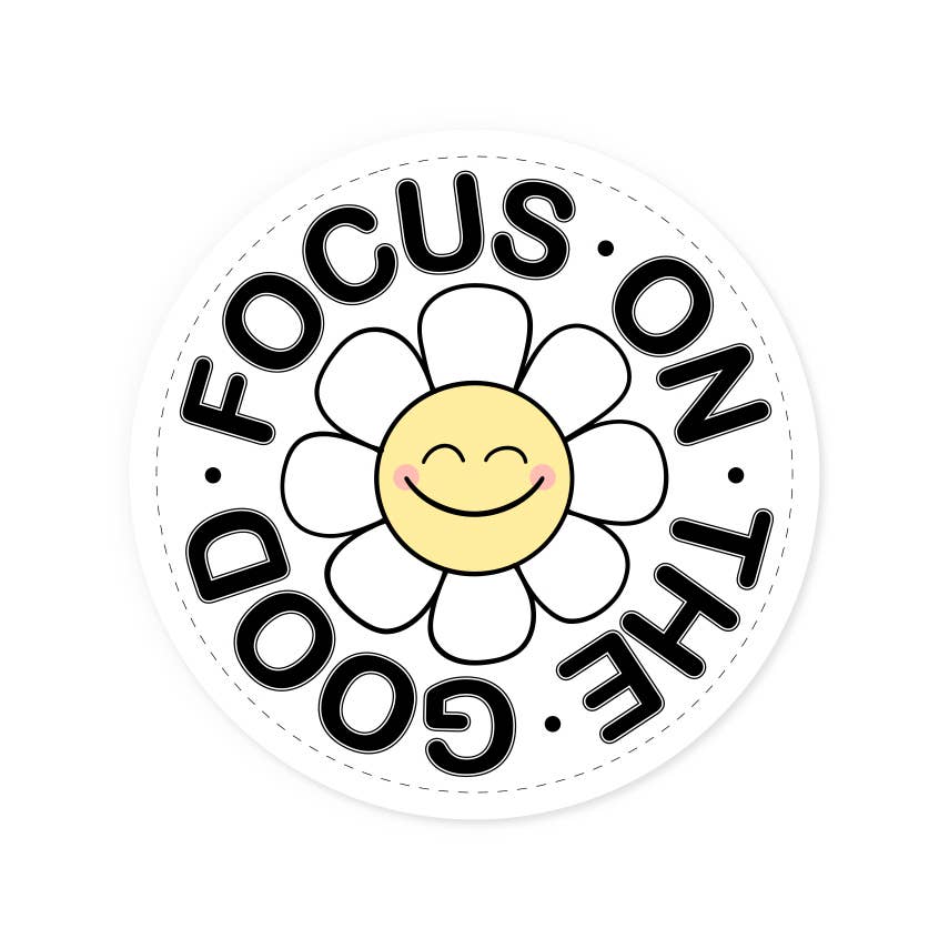 Focus On The Good – Autocollant | George Genève