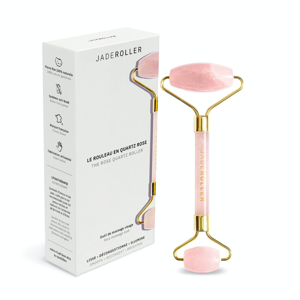 JADE ROLLER - Rouleau en Quartz Rose