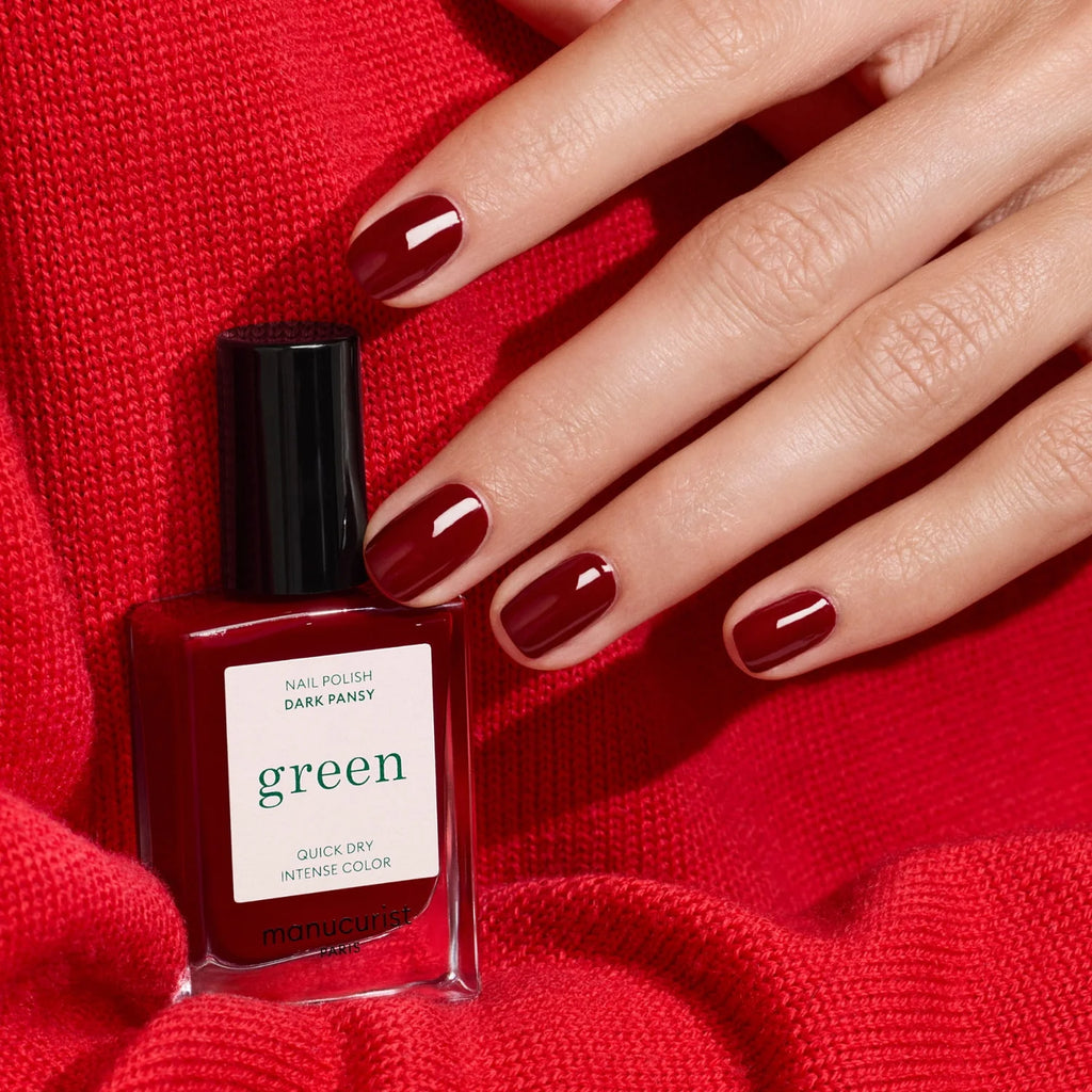 Vernis Green - Dark Pansy – vue 2 – MANUCURIST | George Genève