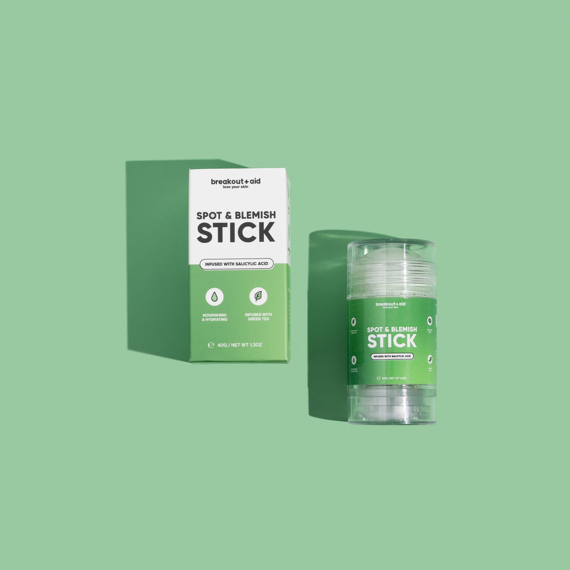 BREAKOUT + AID - Stick Thé Vert et Acide Salicylique