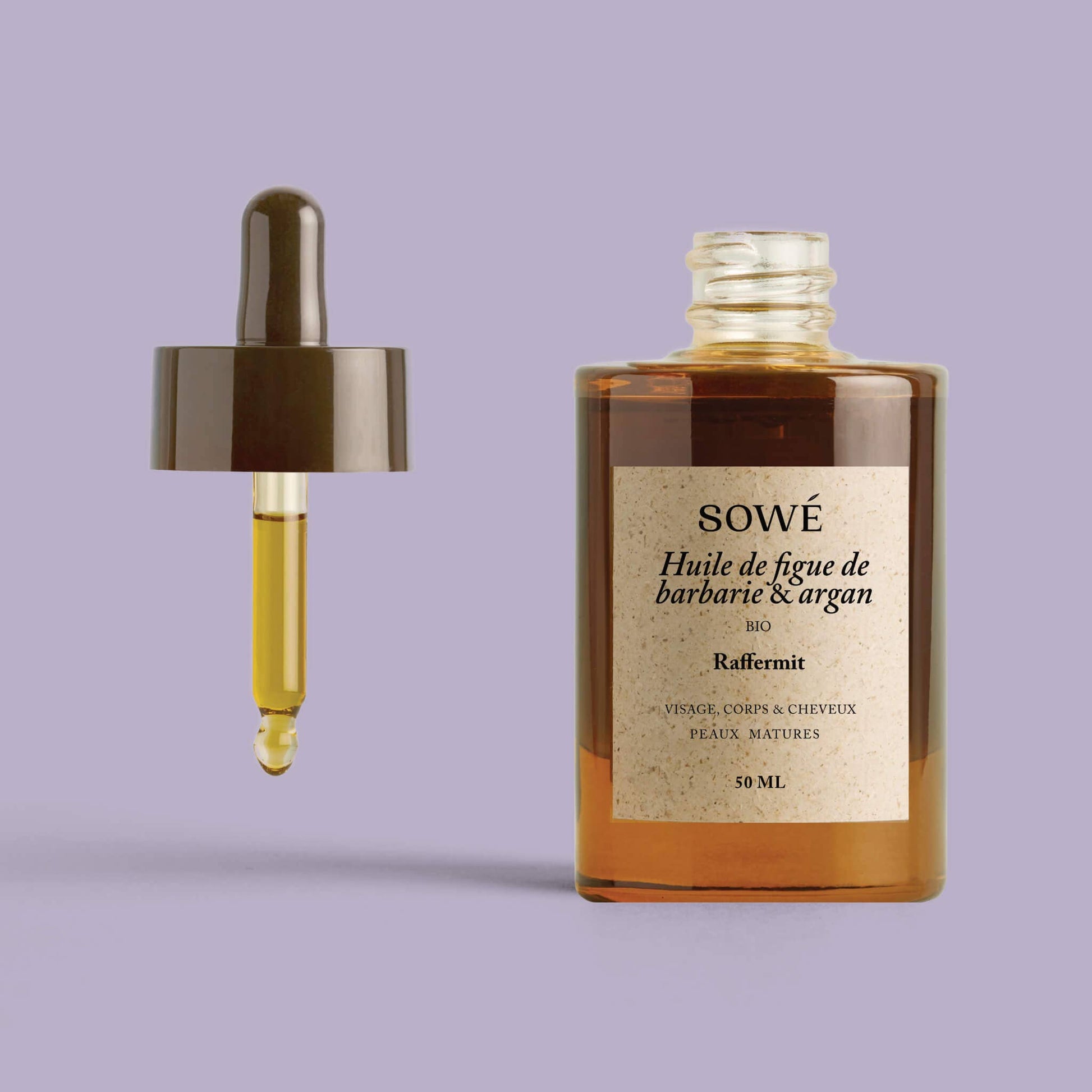 SOWE - Huile de Figue de Barbarie & Argan Bio