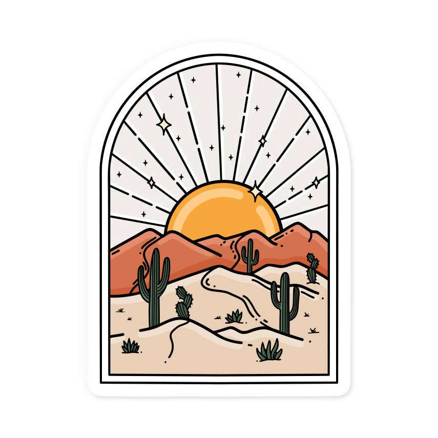 Desert – Autocollant | George Genève