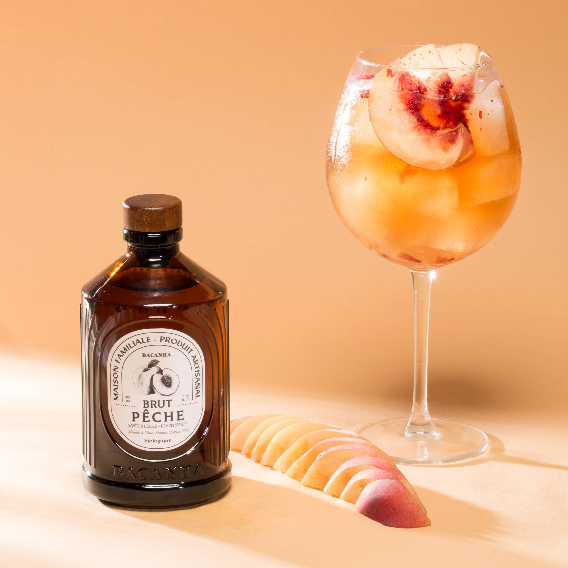 BACANHA - Sirop de Pêche Blanche Brut