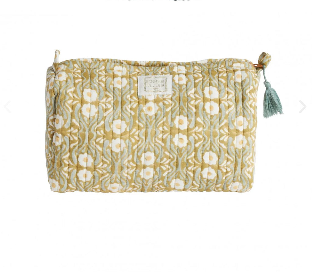 BONHEUR DU JOUR - Trousse de toilette Gypsies Kaki (2 tailles)