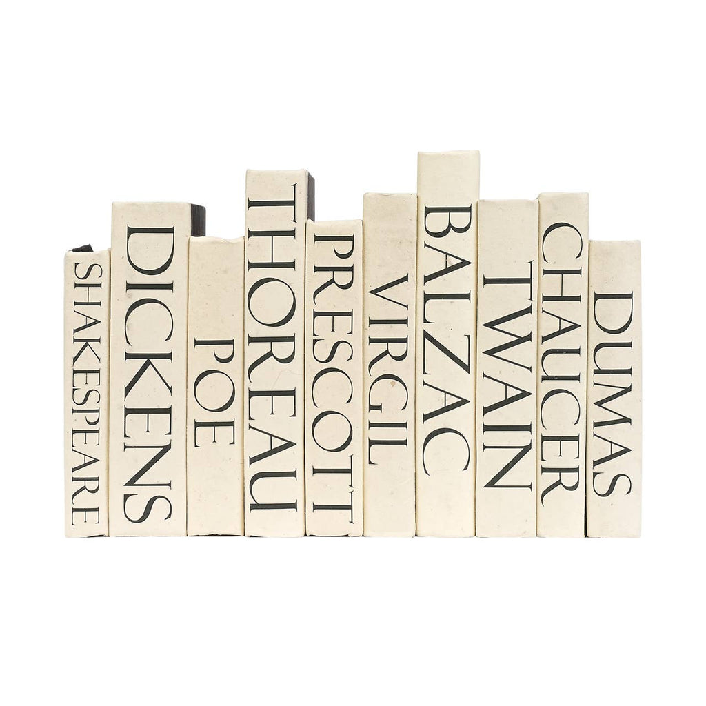 E. LAWRENCE, Ltd - Livres Décoratifs - Série Auteurs Classiques