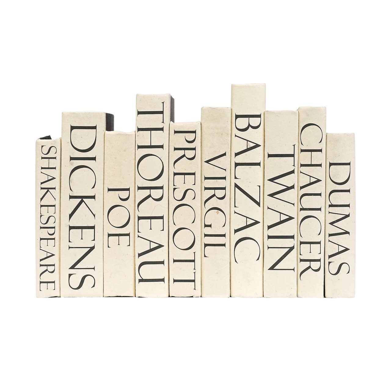 E. LAWRENCE, Ltd - Livres Décoratifs - Série Auteurs Classiques