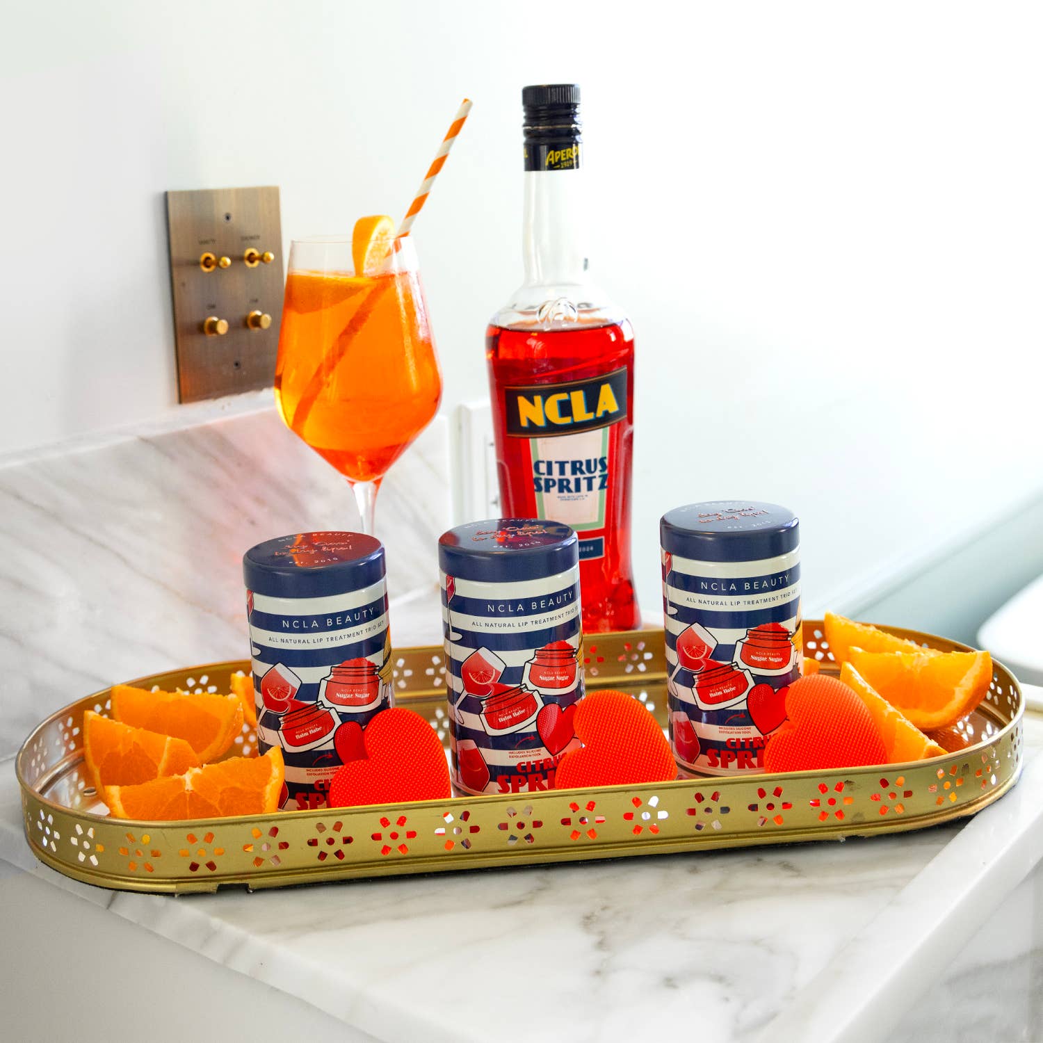 NCLA BEAUTY - Coffret pour les lèvres Citrus Spritz