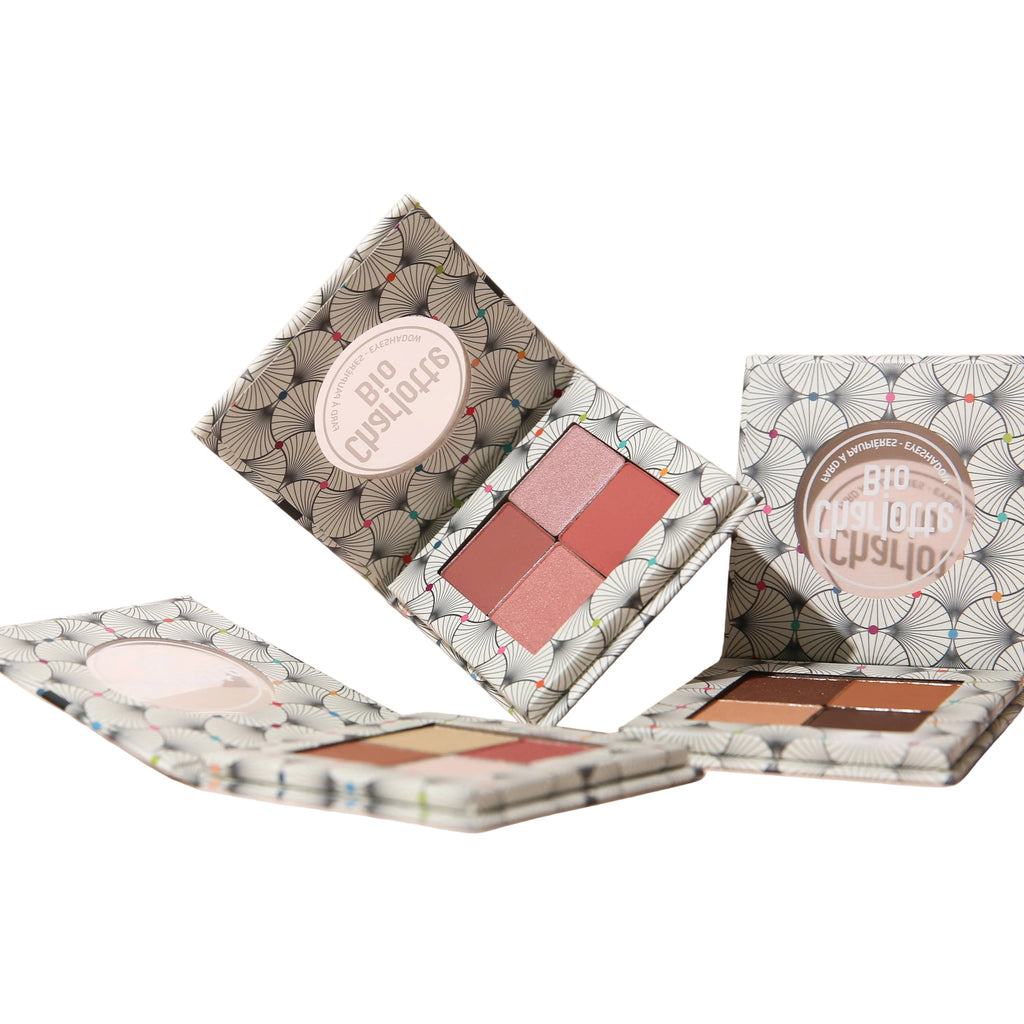 Palette fards à paupière 4 teintes – CHARLOTTE BIO | George Genève