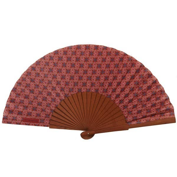 VENT DE BOHEME - Eventail LOTUS orange