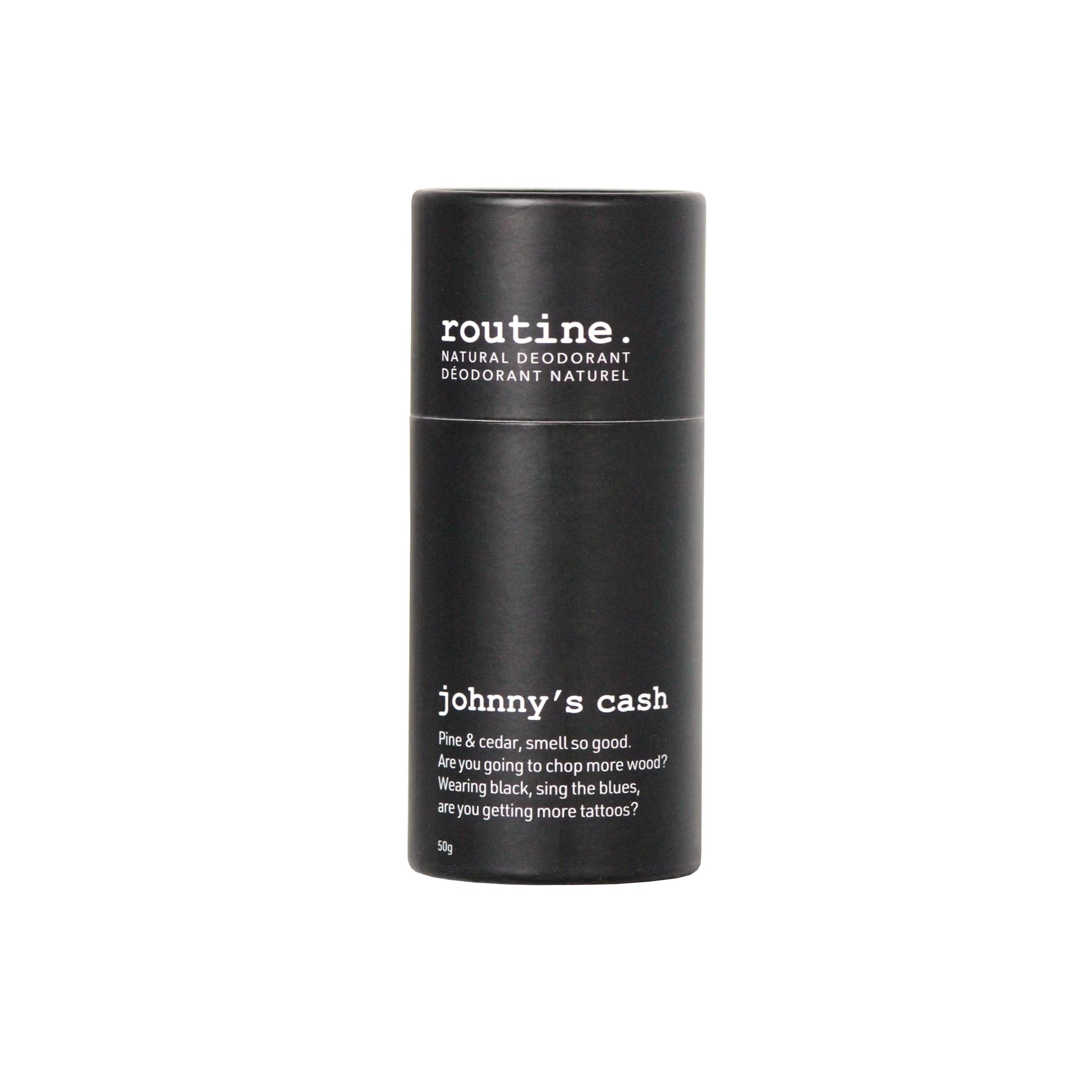 Déodorant stick naturel 50g Johnny's Cash – ROUTINE