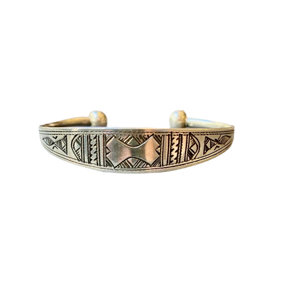 Bracelet en argent du Nigéria - 6