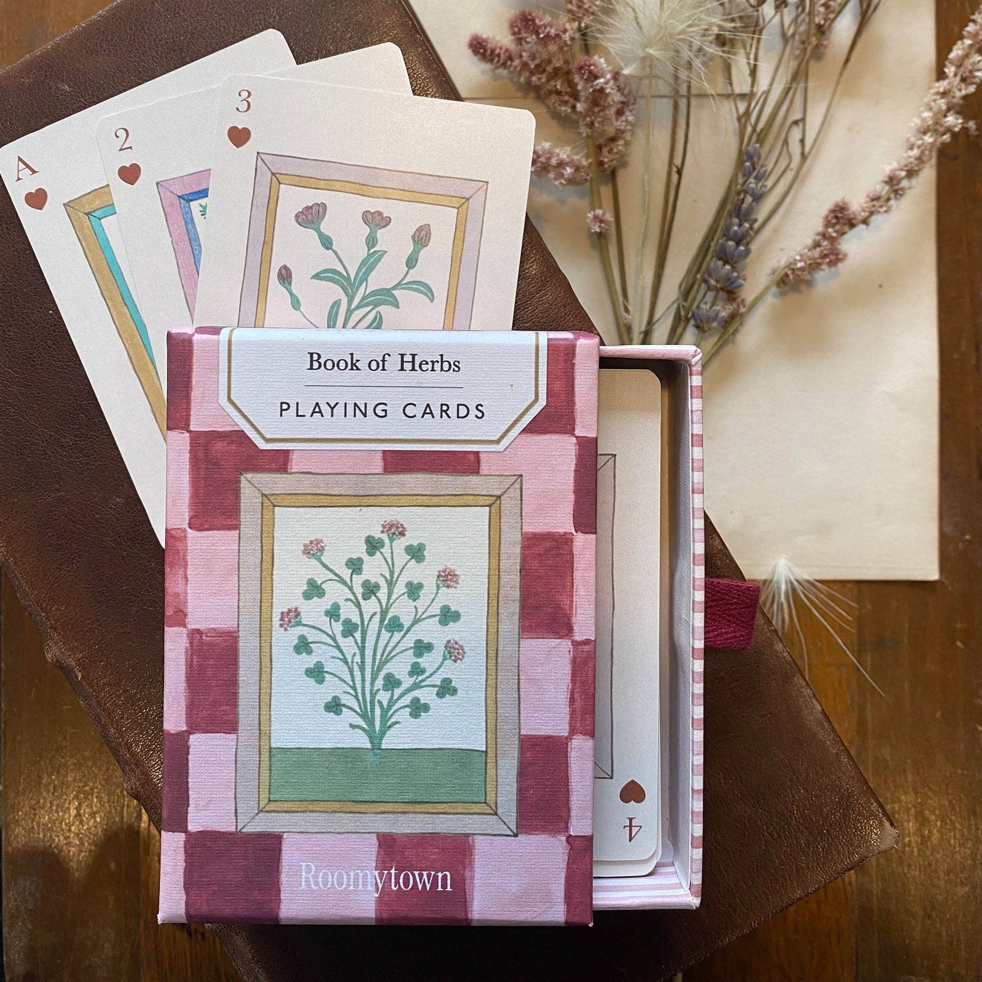 ROOMYTOWN - Jeu de cartes à jouer Book of Herbs