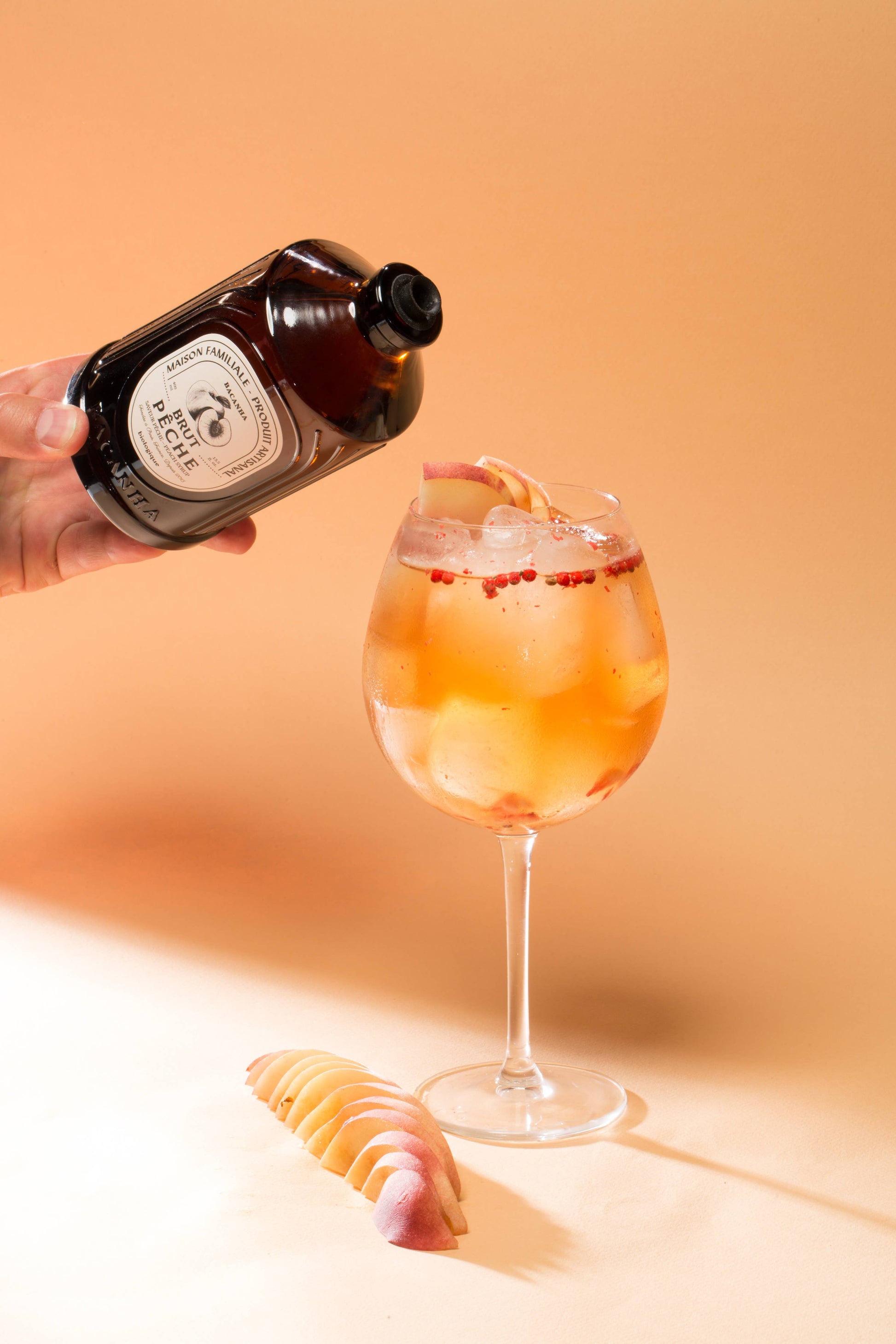 BACANHA - Sirop de Pêche Blanche Brut