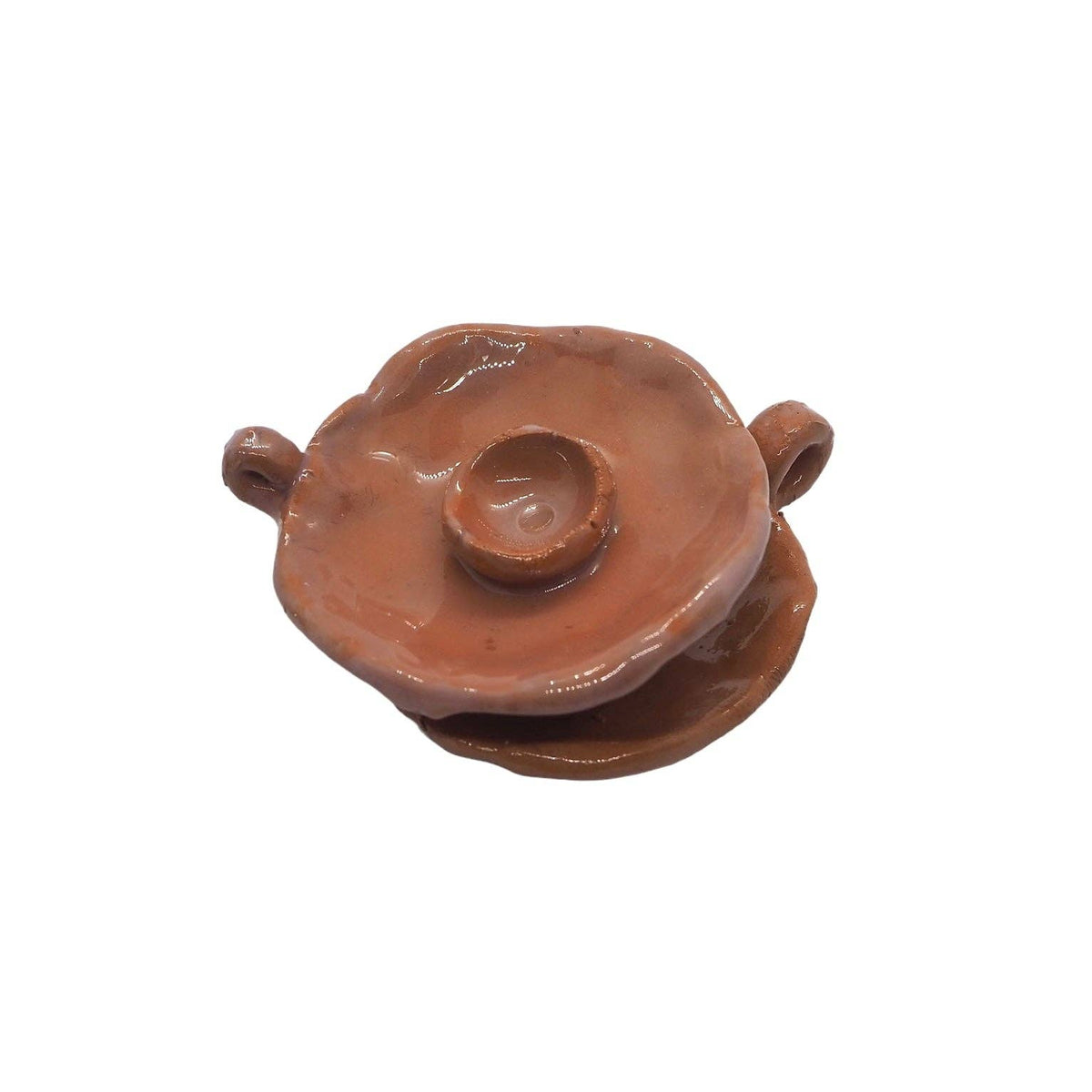 Cuencolabro en terre cuite naturelle, petit bol bougeoir en céramique fait main, Antevasin's Store, George Genève