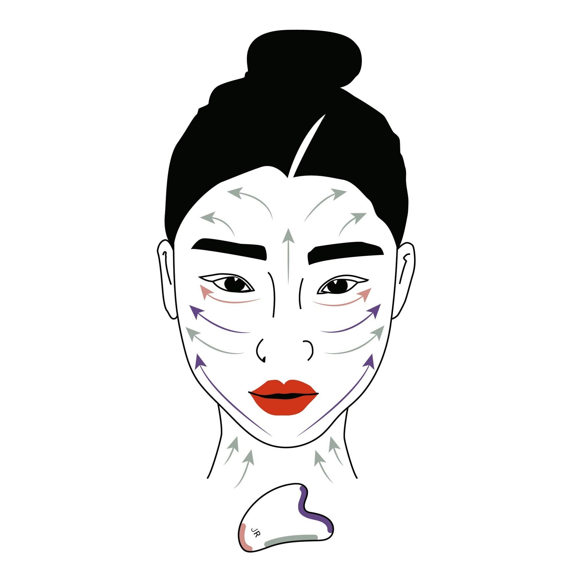 JADE ROLLER - Gua Sha Améthyste