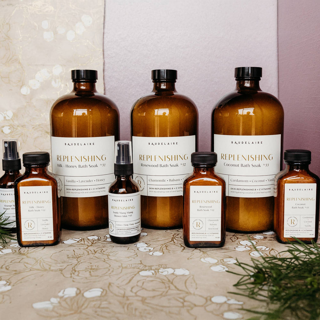 BAUDELAIRE - Sels de Bain Replenishing - Rosewood