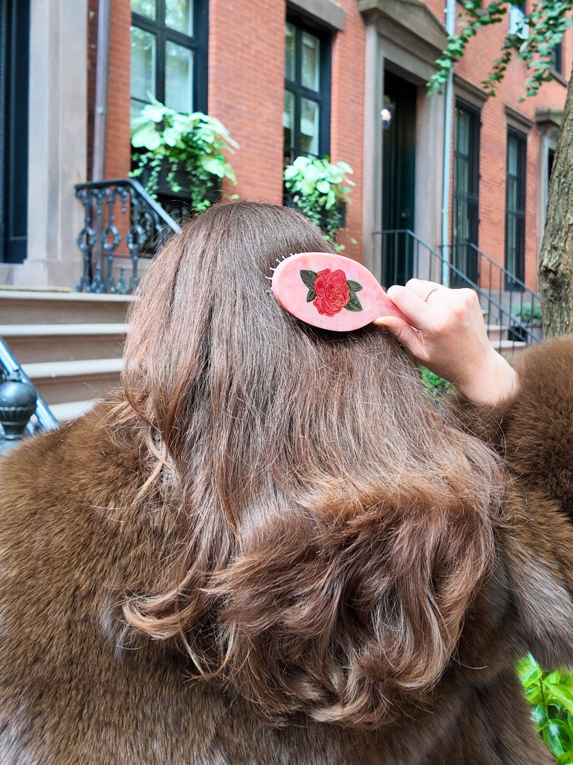 SOLAR ECLIPSE - Brosse à cheveux Rose
