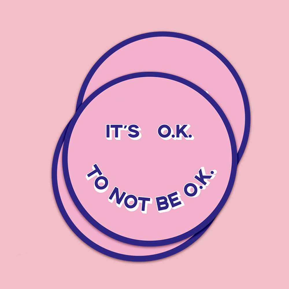 It's okay smiley – vue 7 – Autocollant géant | George Genève