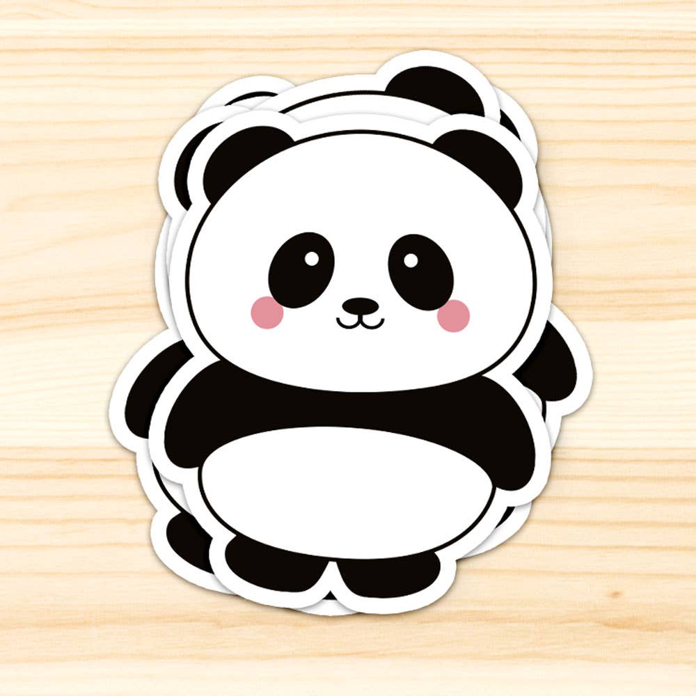 Panda – vue 8 – Autocollant géant | George Genève