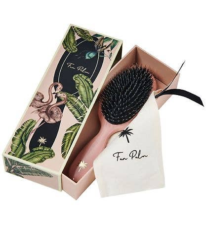 Brosse Medium Rose – FAN PALM – détail