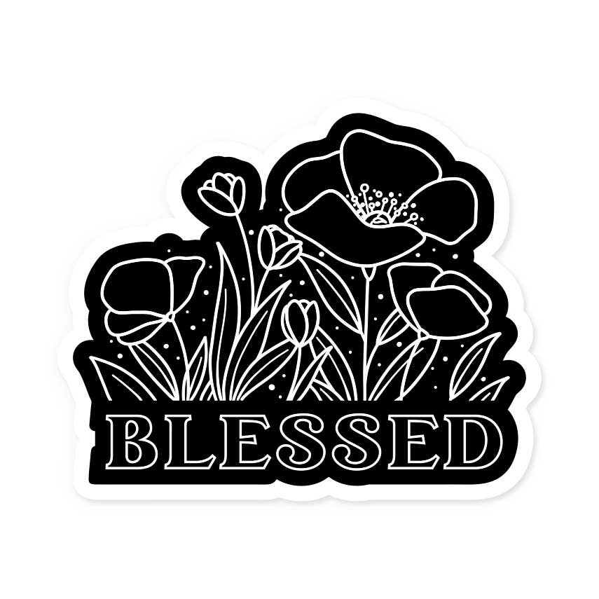 Autocollants- Blessed – The Retail Supply | George Genève