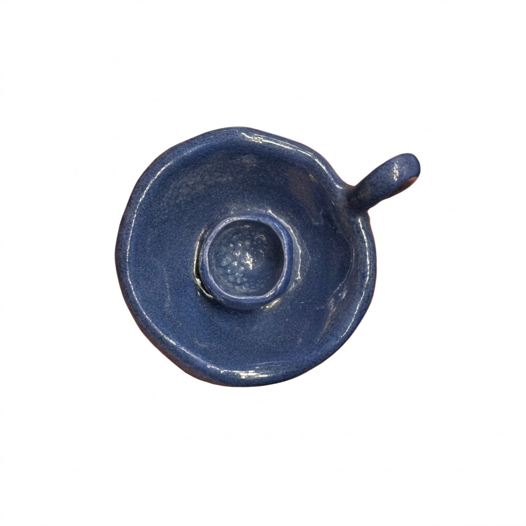 Ambiance avec le Cuencolabro Sodalite bleu, céramique fait main chez George Genève