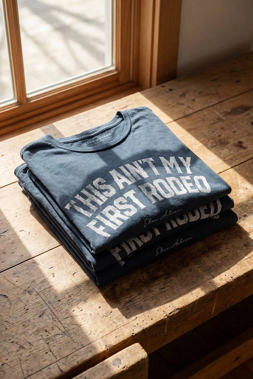 Tee-Shirt This Is Not My First Rodeo – vue 3 – EDEN ASHRAM | George Genève