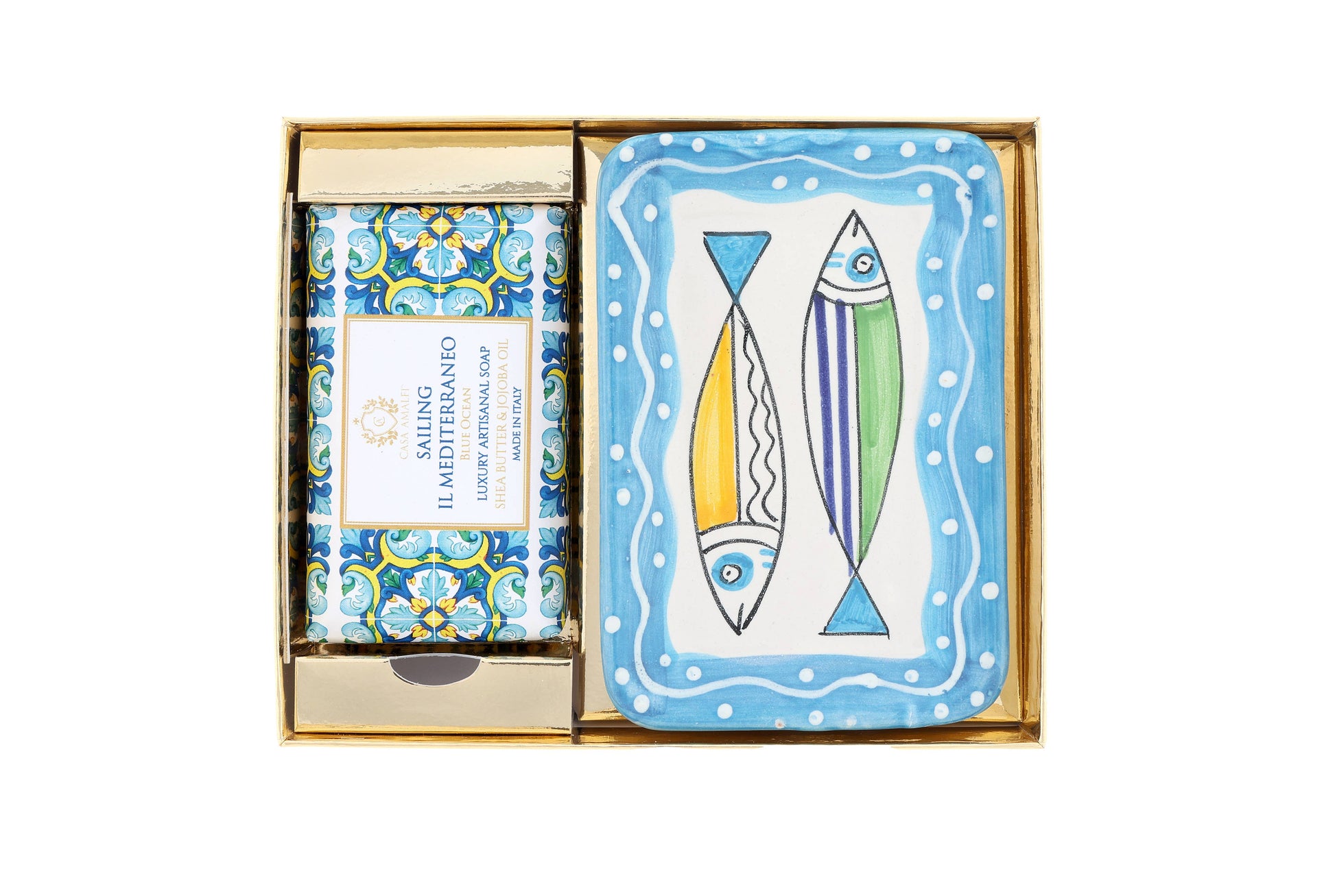 CASA AMALFI - Coffret Savon + Porte Savon