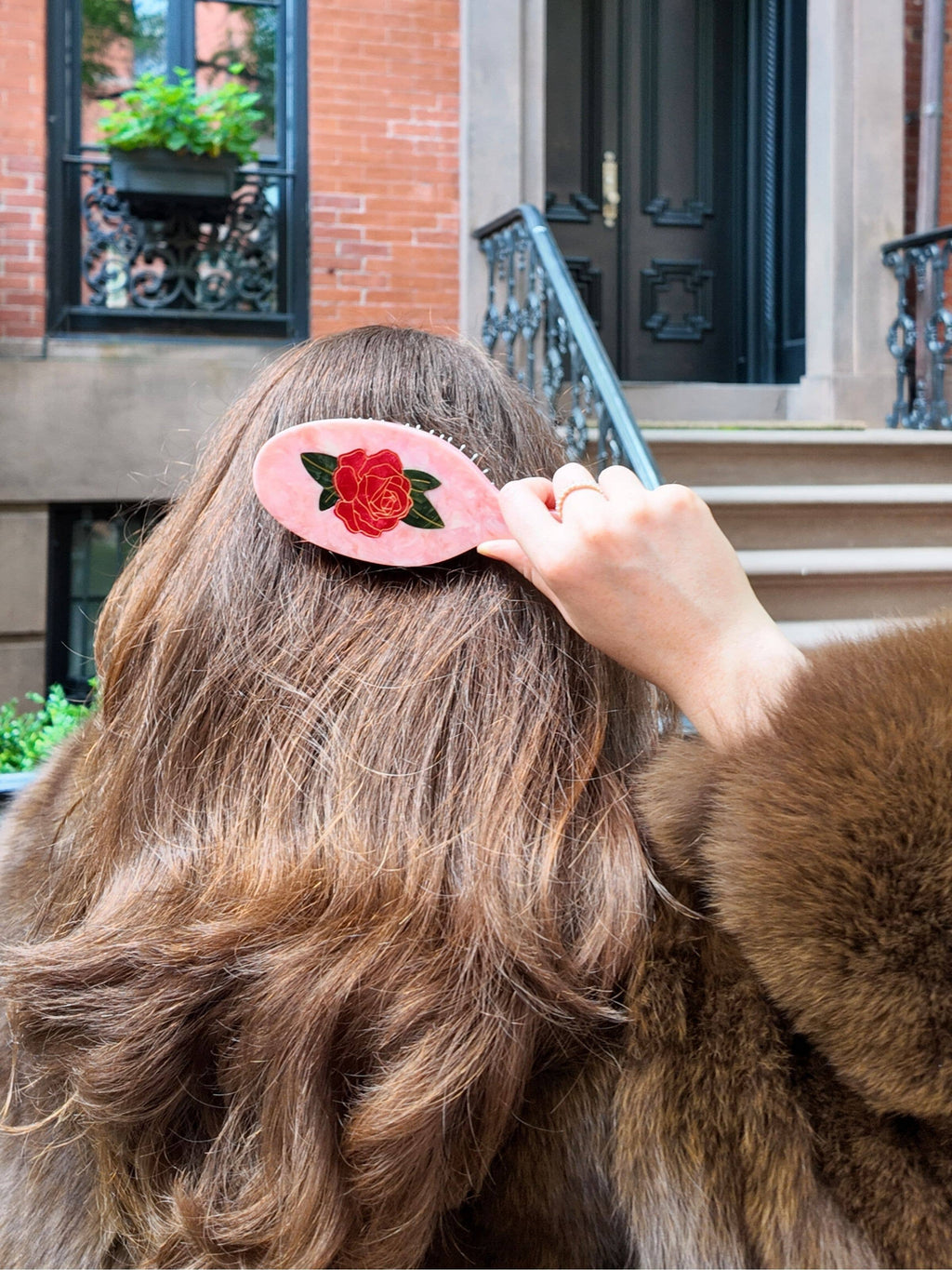 SOLAR ECLIPSE - Brosse à cheveux Rose