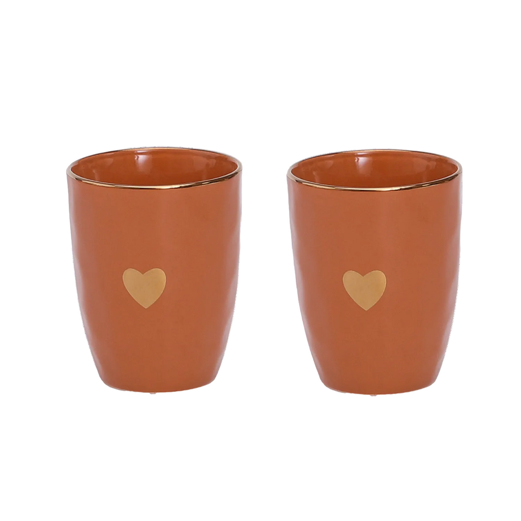 Set de 2 gobelets Ocre – OPJET PARIS