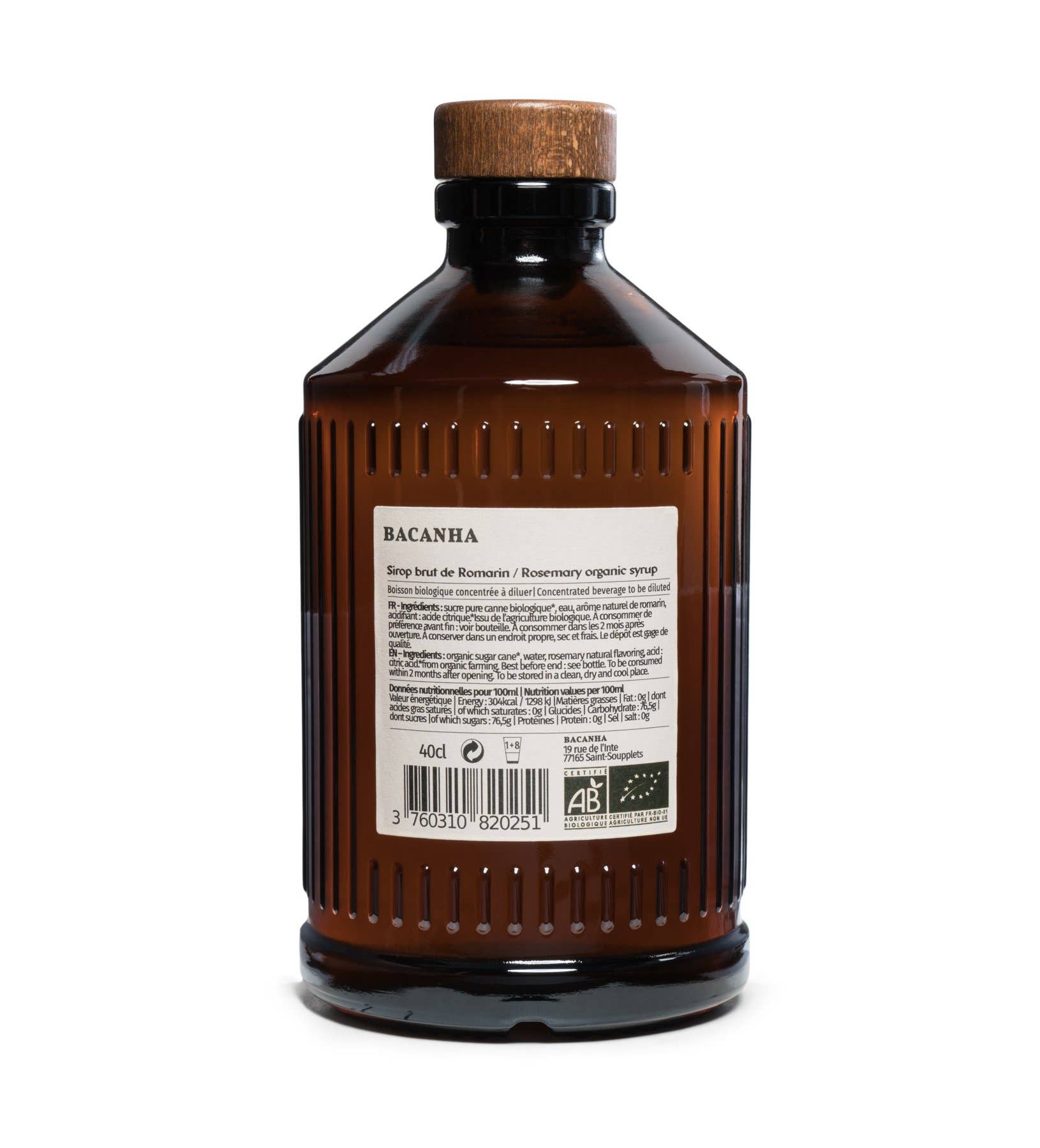 BACANHA - Sirop de Romarin Brut