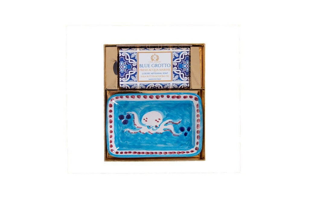 CASA AMALFI - Coffret Savon + Porte-Savon