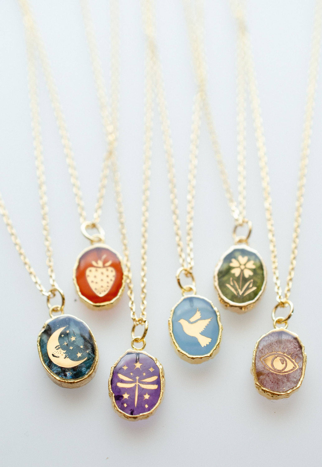 JILL MAKES - Collier Pendentif Libellule en Améthyste